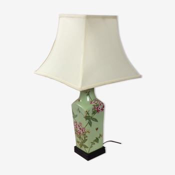 Lampe chinoise et son abat-jour