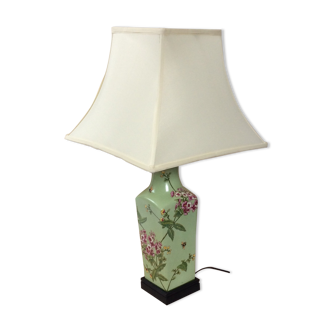 Lampe chinoise et son abat-jour