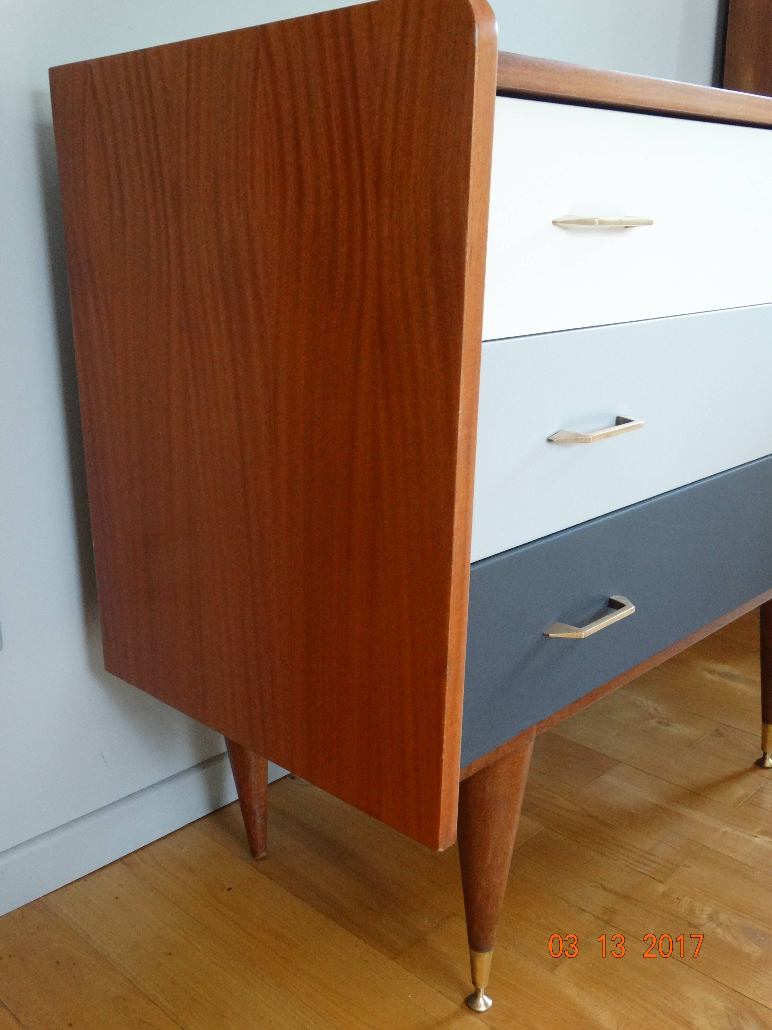 Revamped vintage dresser