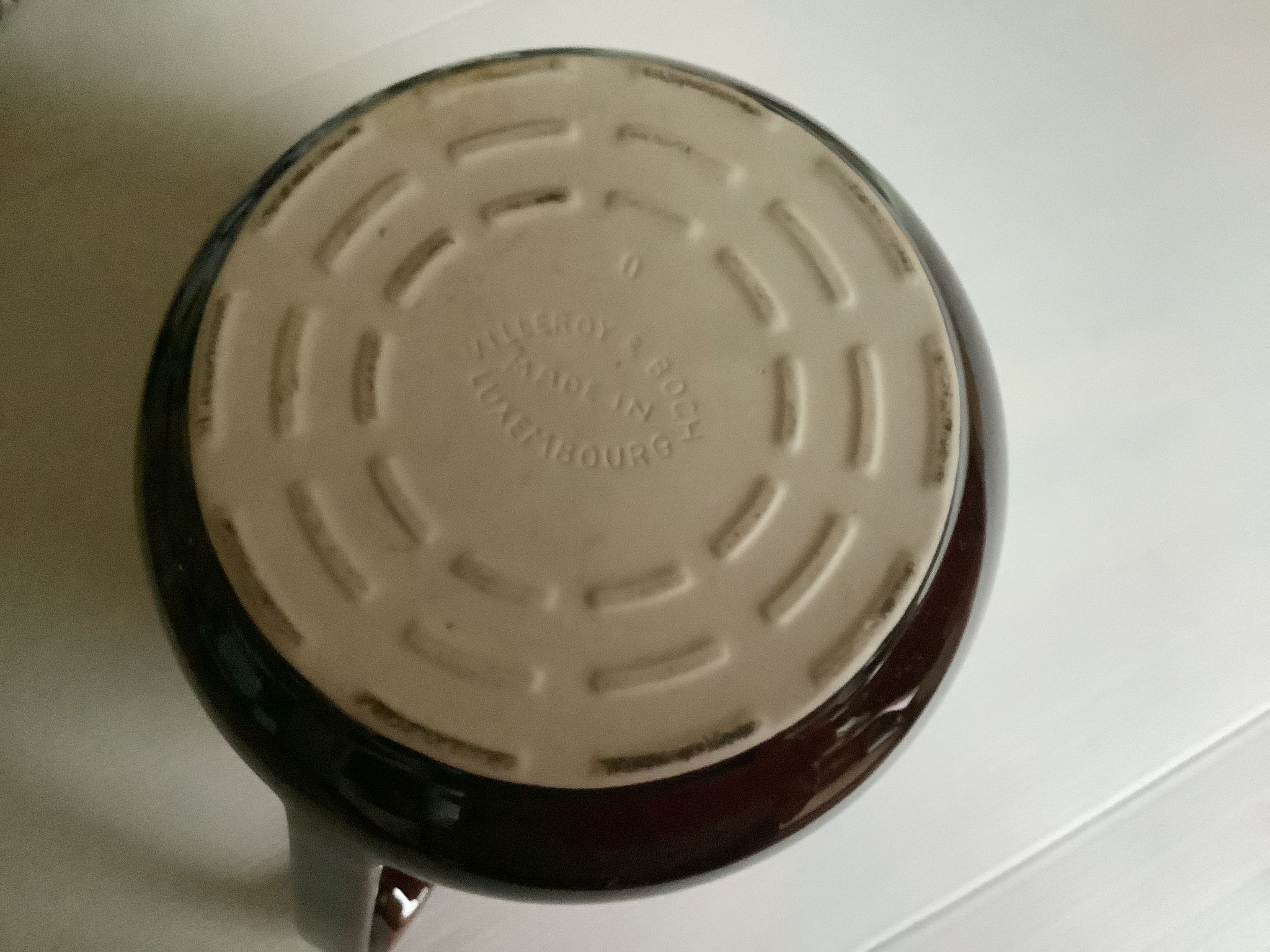 Cafetière ancienne marron villeroy et boch