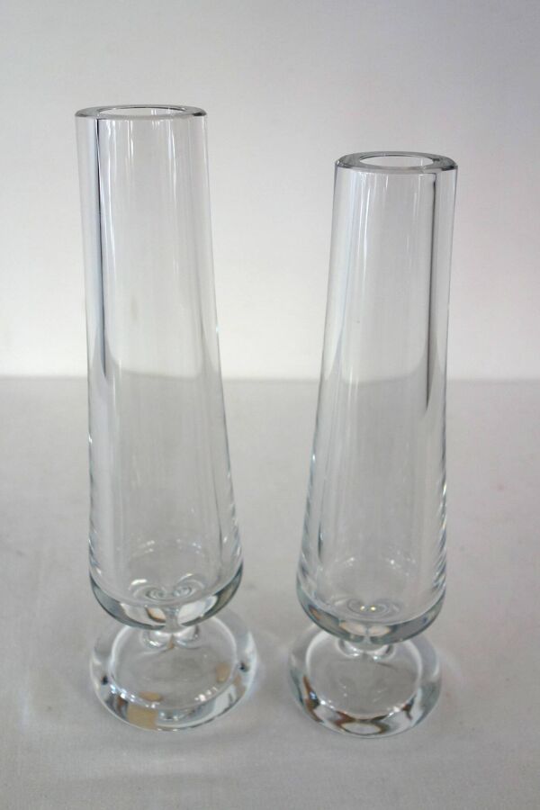 Vase soliflore cristal Baccarat H 29cm