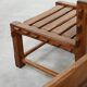 Pair of 1970s Brutalist Solid Oak Side Chairs