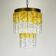 Murano glass chandelier Tronchi by Venini, Italy, 1960s