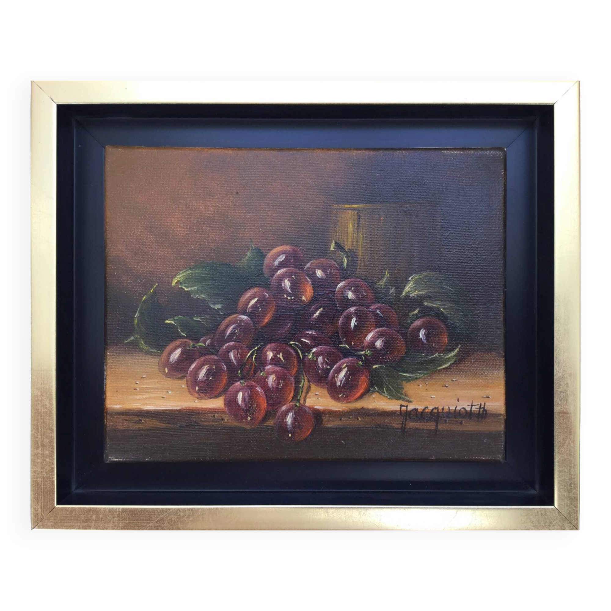 Thierry JACQUIOT (1962). Still Life. Oil on canvas.