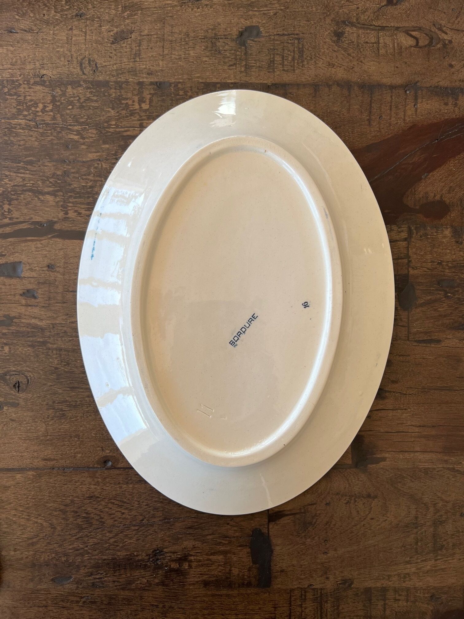 Oval flat Iron Earth