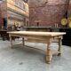 Solid oak table from the 1960s.