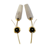 Pair of golden sconces