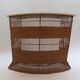 1970s rattan boho freestanding bar