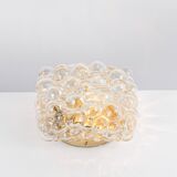 Globe Glass Wall Light in Amber by Helena Tynell, Limburg, Germany