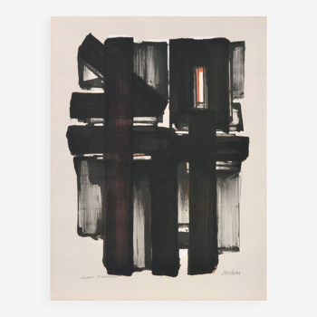 Poster Pierre Soulages