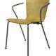 vintage fritz hansen vico magistretti duo fauteuils empilables en bois courbé ensemble de quatre