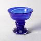 Cobalt Blue Handmade Footed Bowl by Johan Jacob Graver / Reijmyre / Sweden