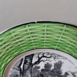 Vintage Sarreguemines Digoin France plate beaten with deer