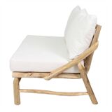 Arcila 2-seater wooden bench