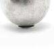 Mid-century modern sugar bowl, silver-plated brass, Poland, 1960s