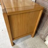 Regain style chest of drawers in elm from around 1980-90.