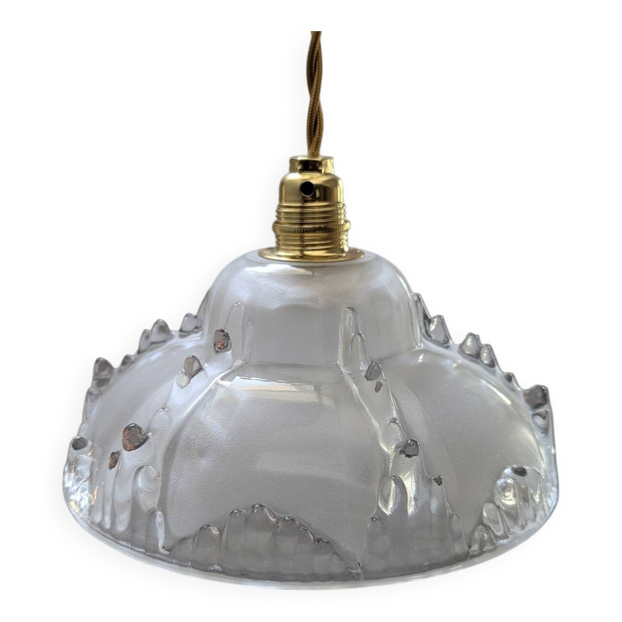 Esprit baladeuse art déco 1930 verre