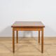 Mid-Century Square Extendable Teak Dining Table, Denmark, 1960s