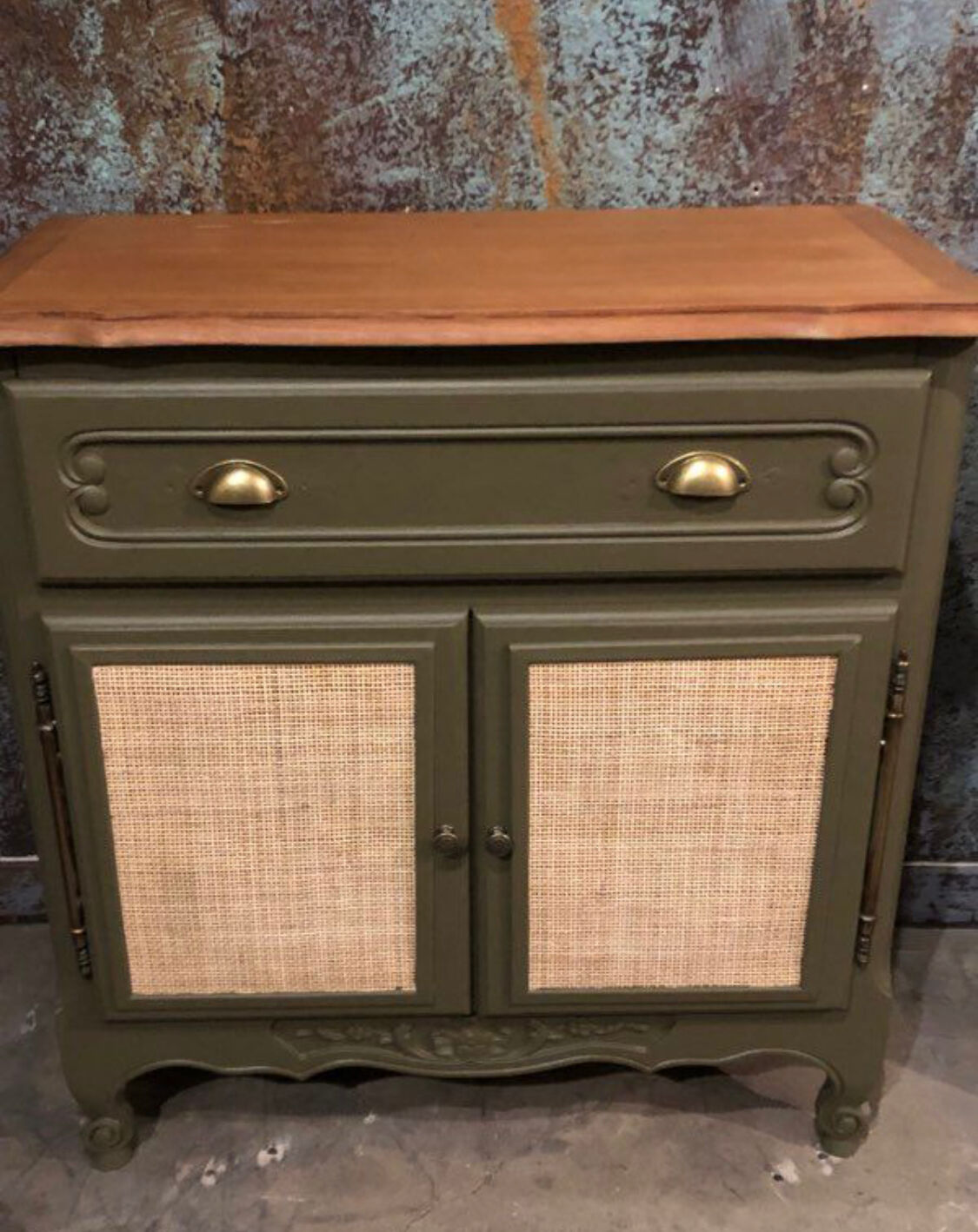 Redesigned wooden sideboard