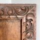 Antique handcarved frame Cedarwood 21.5 cm x 19 cm