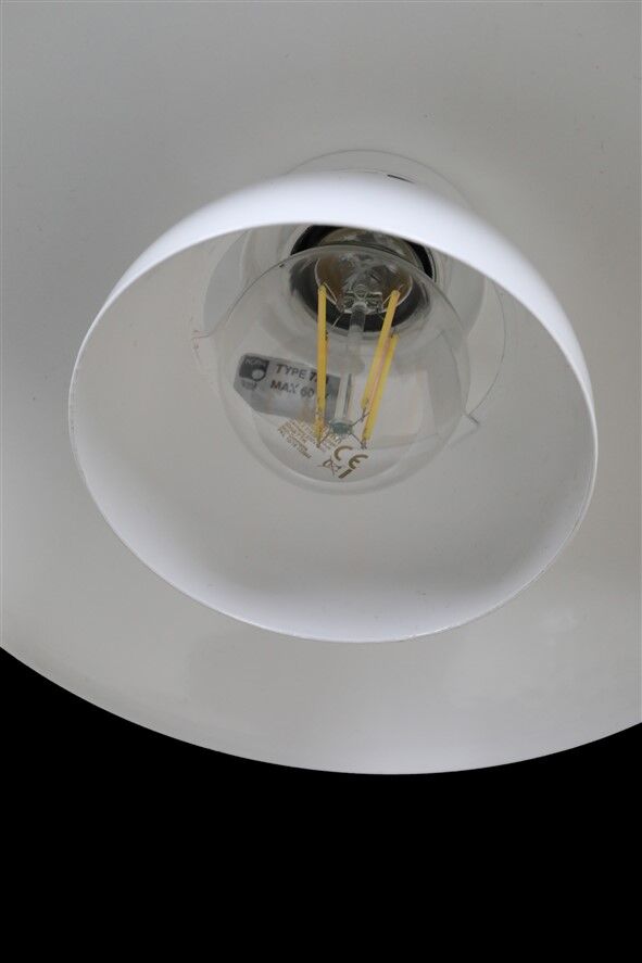 Set of 3 "Type 728" pendant lamps by E.S. Horn (Aalestrup) / 1980s / Danish modern design