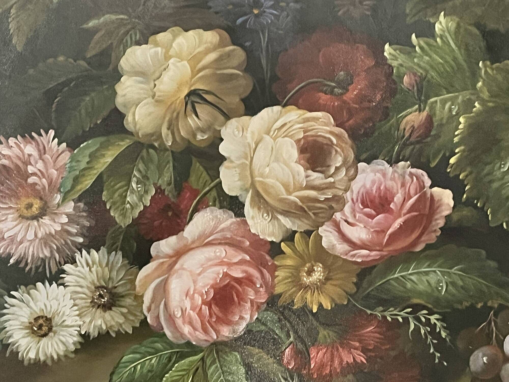 Reynols, ecole française nature morte aux fleurs début xxème