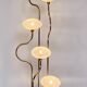 Contemporary Floor Lamp, Brass and Glass, Italy