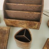 Leather desk set Le Tanneur PARIS