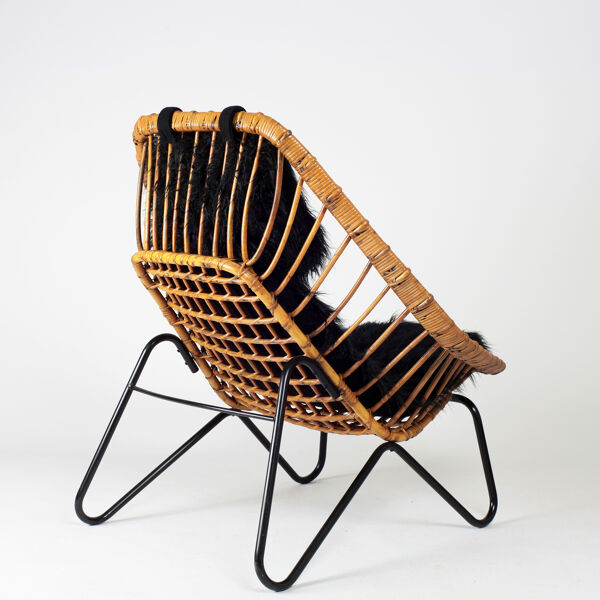 fauteuil rotin Dirk Van Sliedregt
