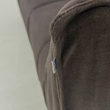 Vintage Bambole sofa in dark brown by Mario Bellini for B&B Italia