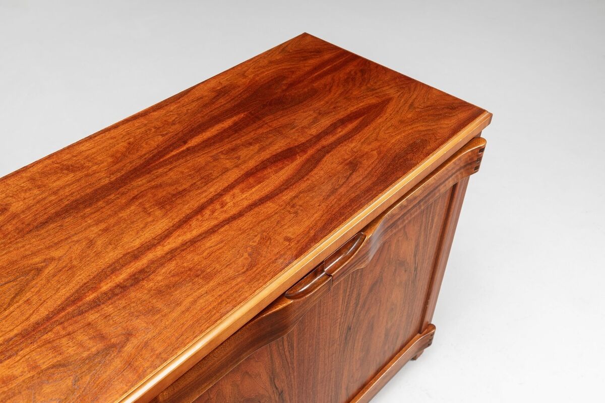Franz Xaver sideboard in walnut Sproll Switzerland 1960