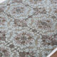 Light blue floral carpet 203x118cm