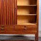 Mahogany furniture attributed to Hans J. Wegner, Denmark, 1950s