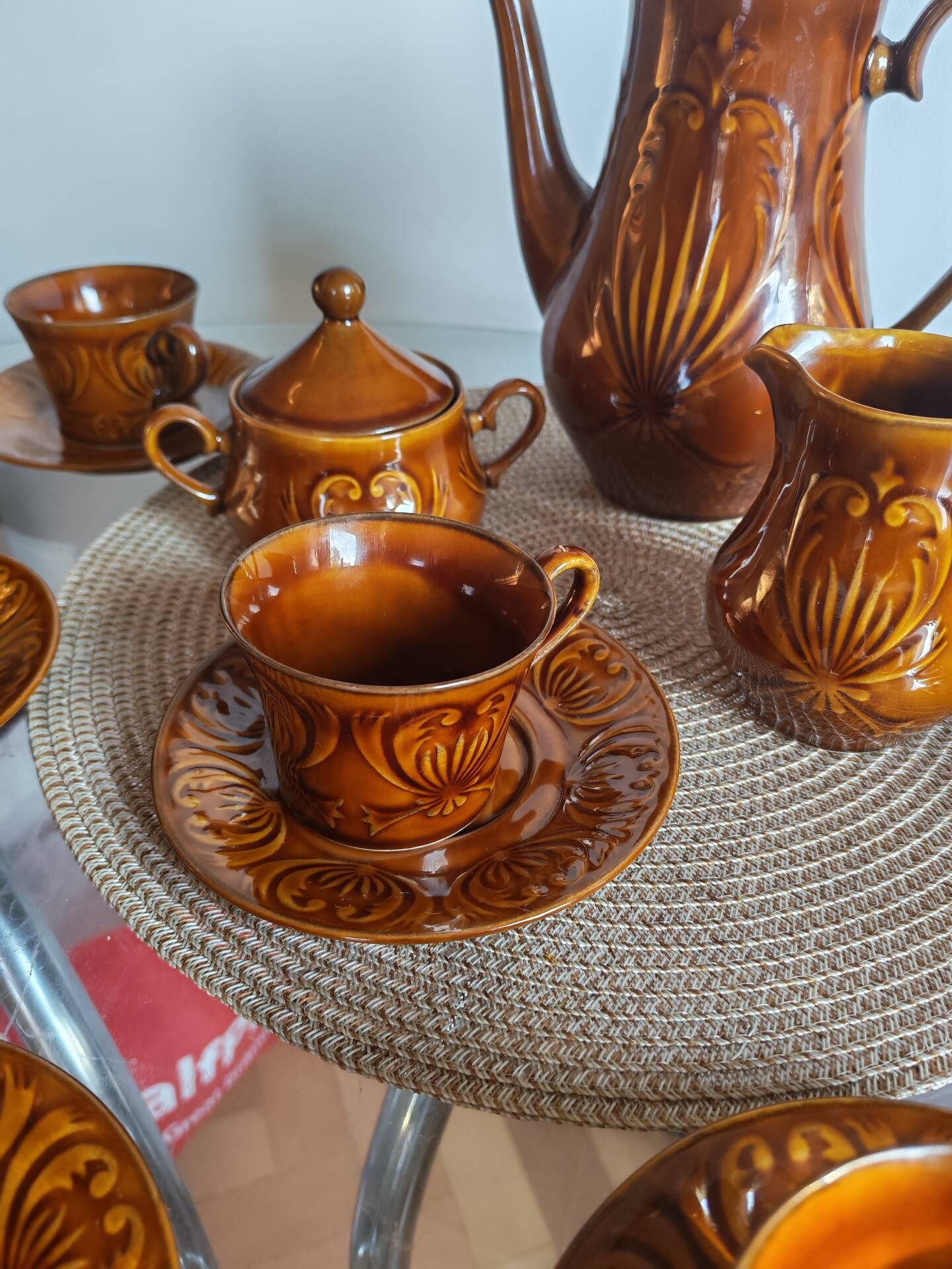 Mid-century coffee service Poland 1960