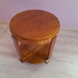 Round art deco coffee table