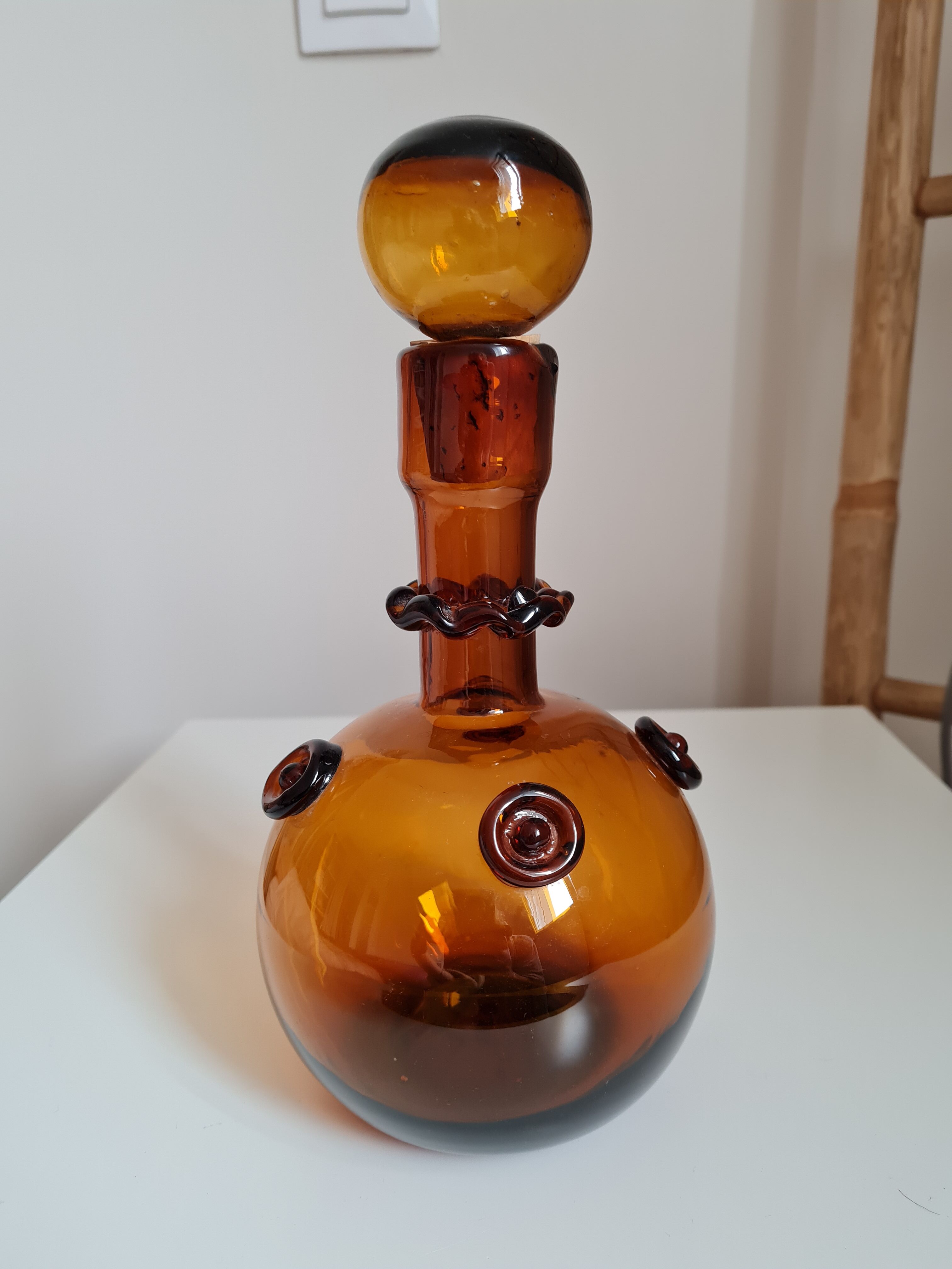 Blown glass decanter