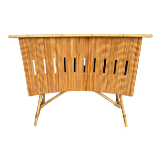 Console bar in rattan 1960s