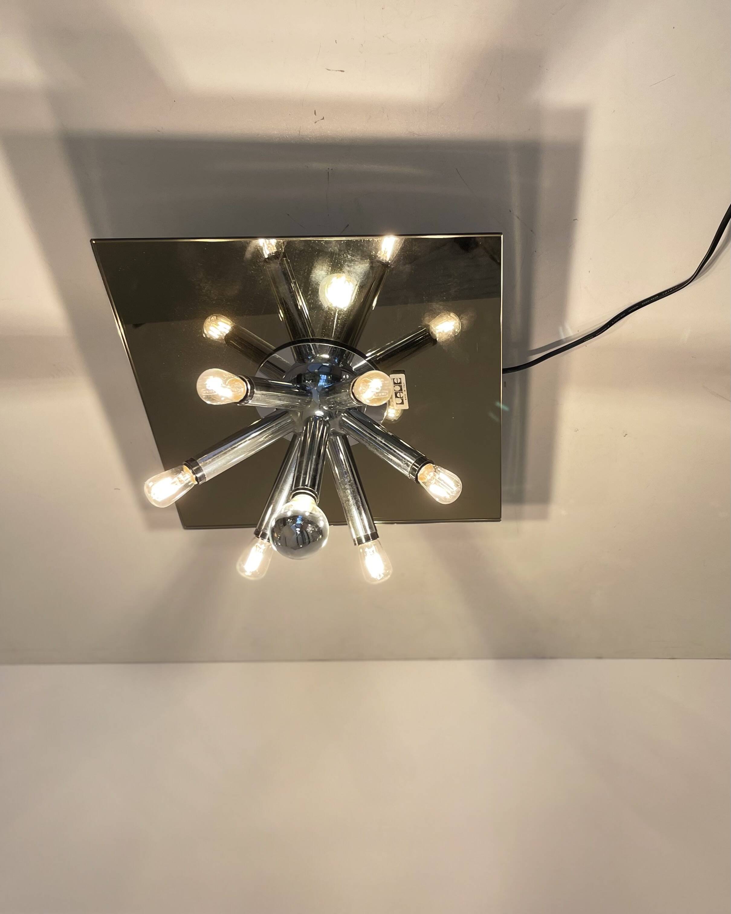 Lampe murale ou plafonnier pour salle de bain par Bath Firenze, années 1970