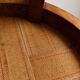 Mahogany chair and leather style Consulate-Empire