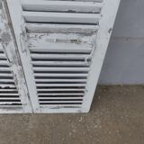 Wooden shutters louvers 2 swings L 49.5 x H 152 cm
