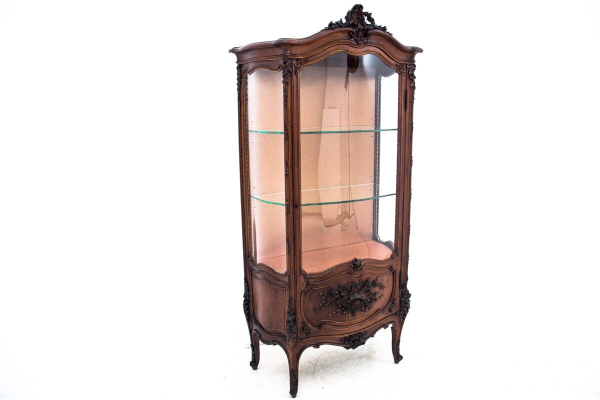 Display case, France, walnut, around 1880