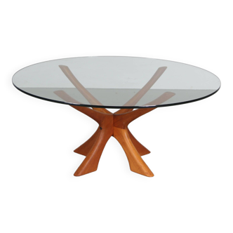 Table basse « T118 » par Illum Wikkelso pour Niels Eilersen, Danemark 1960