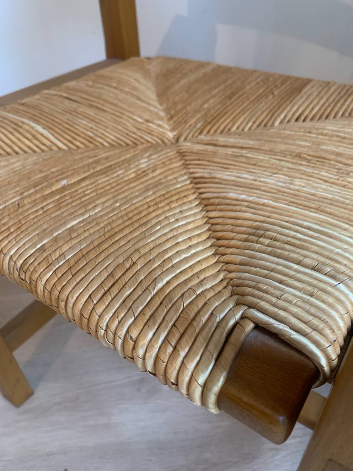Paire de fauteuils orme massif Maison Regain