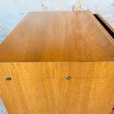 Scandinavian 4-drawer teak chest of drawers by Kempkes 1960s