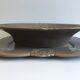 Tableware Service Table Design Meat or Vegetable Frosted Brown Porcelain