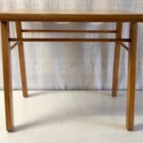 Solid wood side table 60s 70s