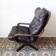 Leather recliner