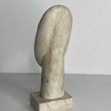 Greek marble idol statue