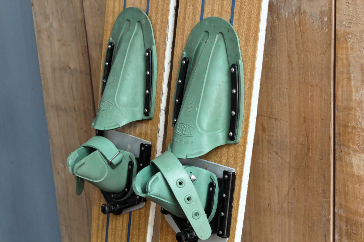 Paire de skis nautiques reflex, 1969