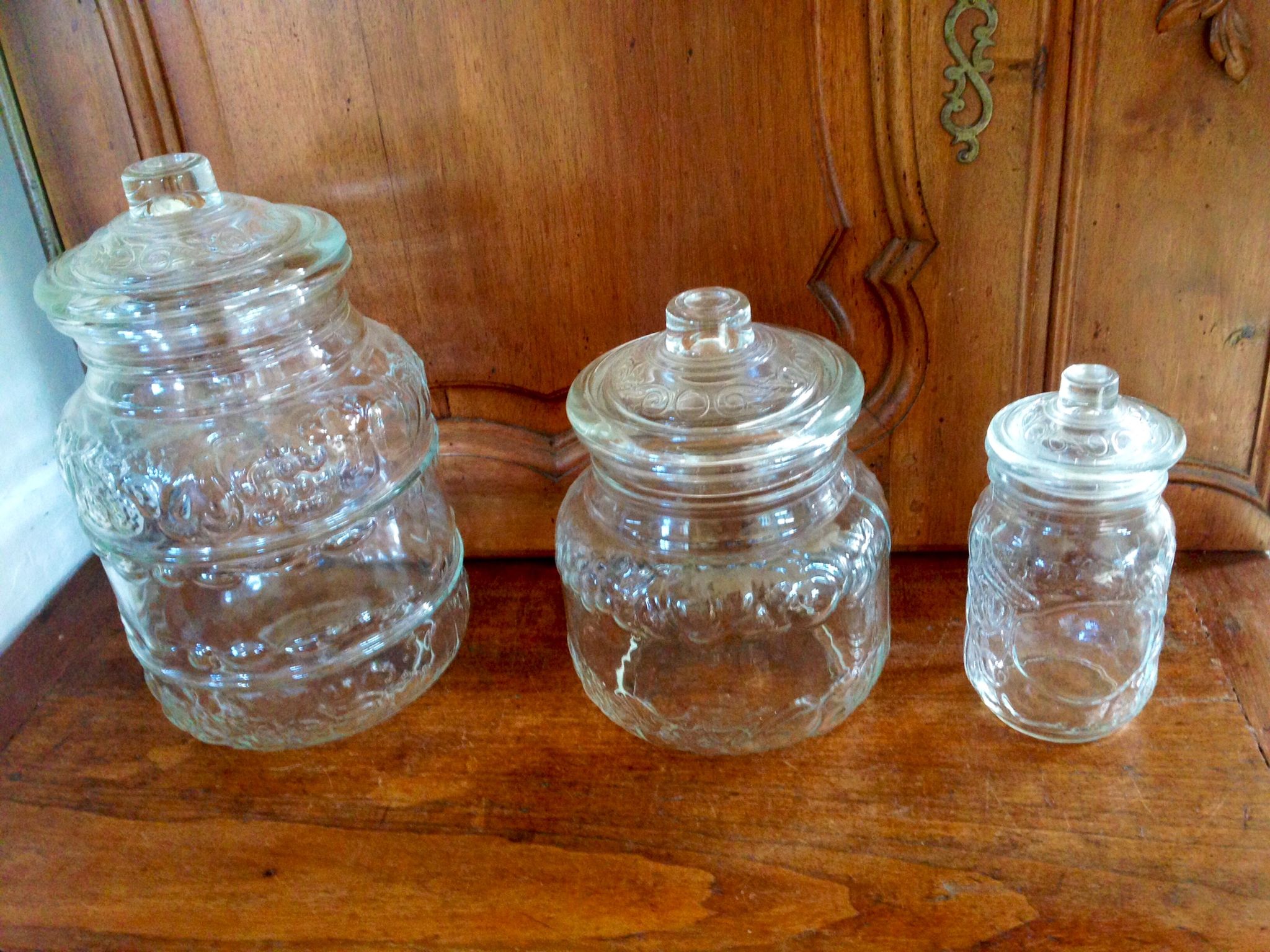 Trio de bonbonnières